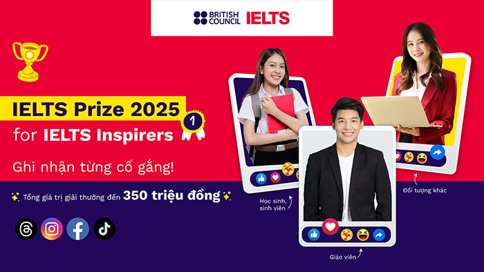 Khởi động giải thưởng IELTS Prize 2025