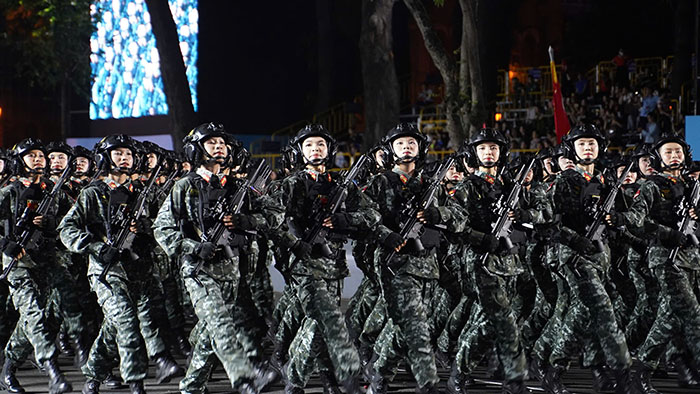 Sơ duyệt cấp Nhà nước diễu binh, diễu hành kỷ niệm 50 năm thống nhất đất nước