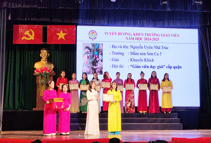 Ngành giáo dục quận Phú Nhuận báo công lên Bác 295 gương giáo viên, học sinh xuất sắc