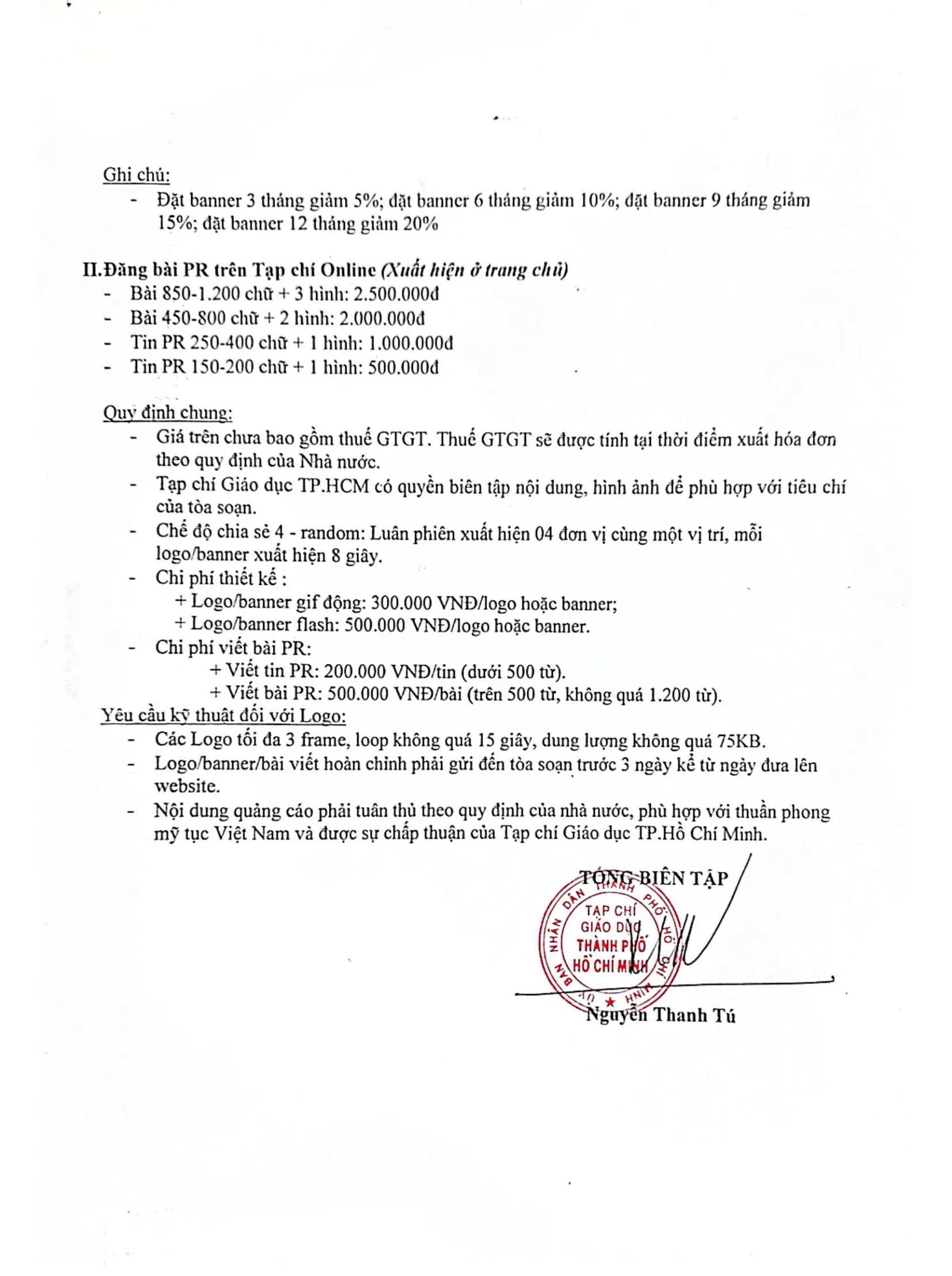 Bang bao gia online 2