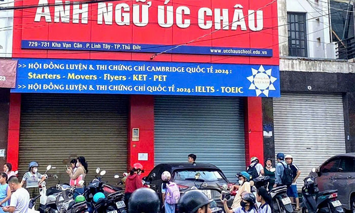 Chuyển hồ sơ trung tâm Anh ngữ “thu tiền tỷ, đóng cửa đột ngột” đến Công an Thành phố