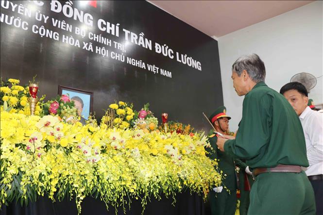 Lễ tang nguyên Chủ tịch nước Trần Đức Lương tại Quảng Ngãi