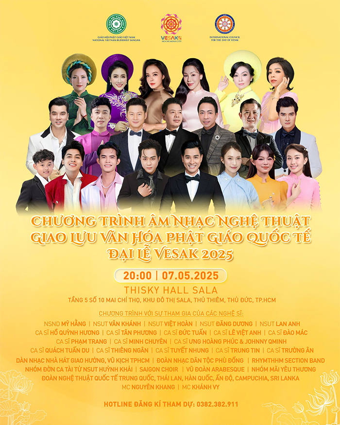 Giao lưu âm nhạc nghệ thuật Vesak 2025