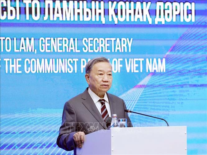 Bài phát biểu của Tổng Bí thư Tô Lâm tại Học viện hành chính công trực thuộc Tổng thống Kazakhstan