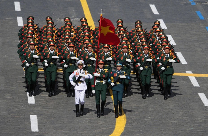 Đoàn Quân đội Nhân dân Việt Nam tham dự Lễ duyệt binh tại Quảng trường Đỏ