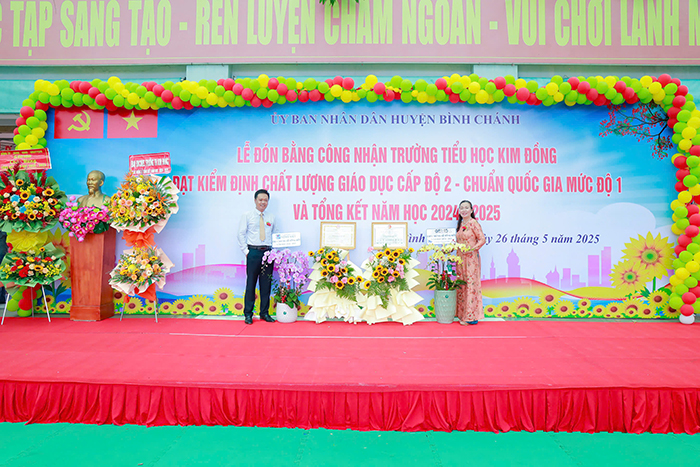 Trường Tiểu học Kim Đồng: Ngọn cờ đầu trong sự nghiệp giáo dục huyện Bình Chánh