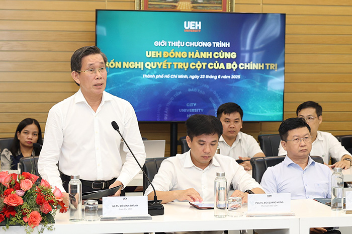 ĐH Kinh tế TP.HCM ban hành chương trình hành động để triển khai 4 nghị quyết trụ cột của Bộ Chính trị