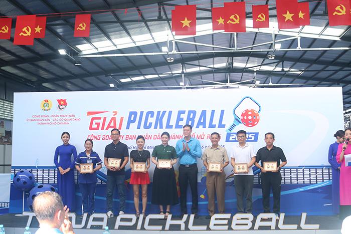 Khai mạc Giải Pickleball Công đoàn UNBD TP mở rộng năm 2025