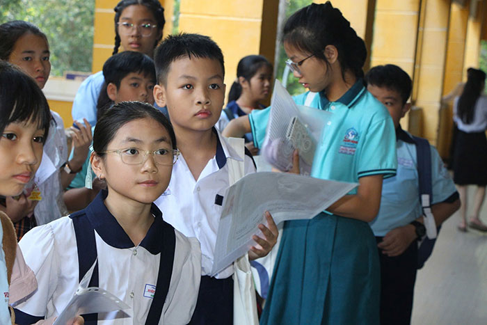 Điểm chuẩn lớp 6 Trần Đại Nghĩa là 73,25, tăng vọt so với các năm trước