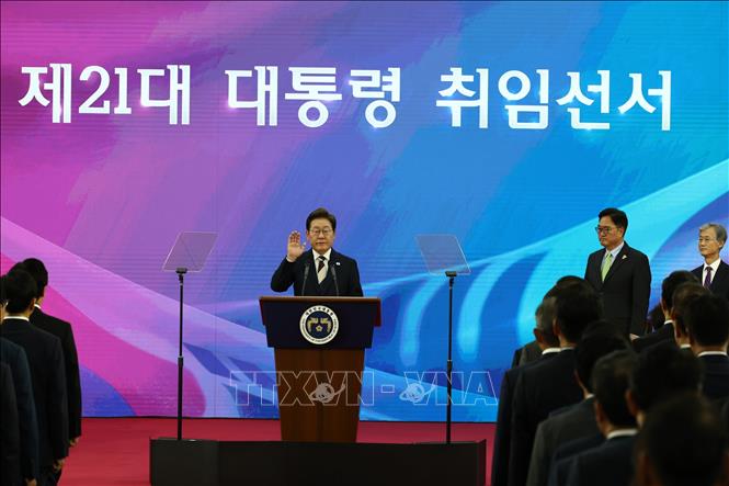 Điện mừng Tổng thống thứ 21 của Đại Hàn Dân Quốc