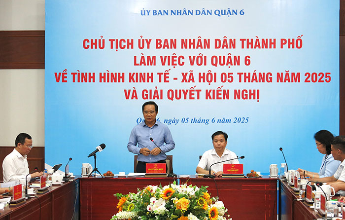 Quận 6, TP.HCM: 100% doanh nghiệp và người dân hài lòng về thủ tục hành chính tại quận 6