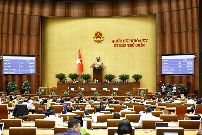 Ngày 25-6, Quốc hội biểu quyết thông qua nhiều dự án luật, nghị quyết quan trọng