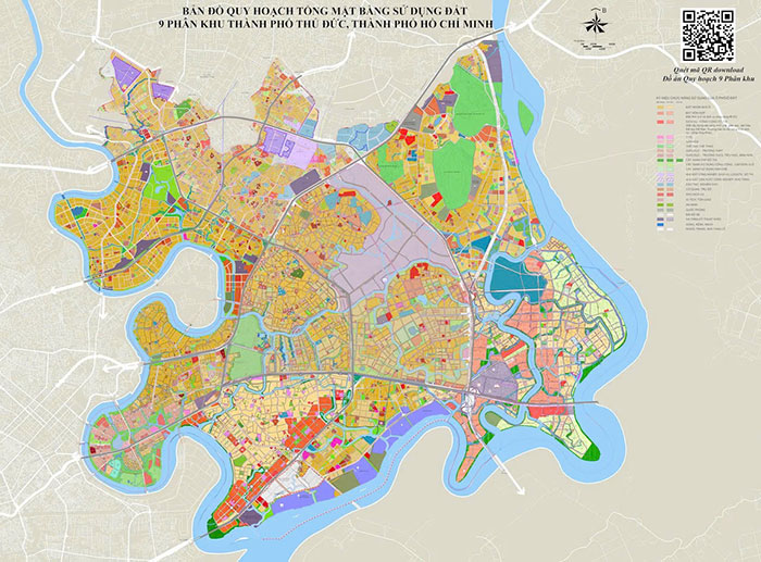 TP.Thủ Đức công bố 9 đồ án quy hoạch phân khu