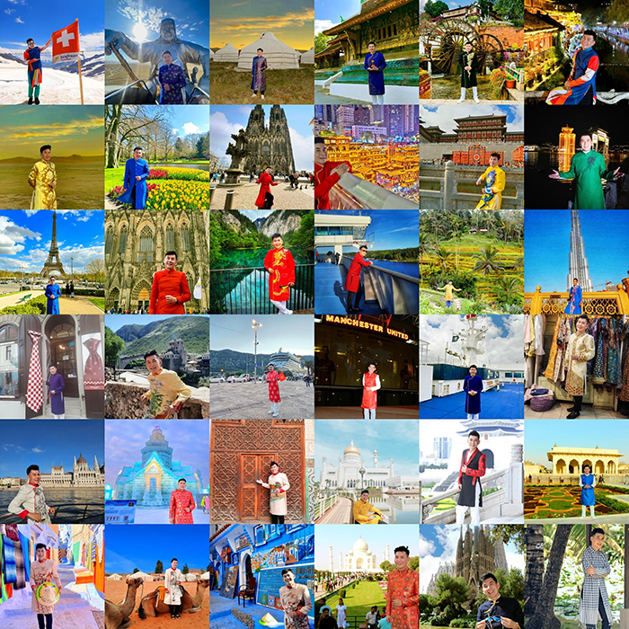 Hành trình đưa áo dài Việt Nam đến 100 quốc gia trên thế giới