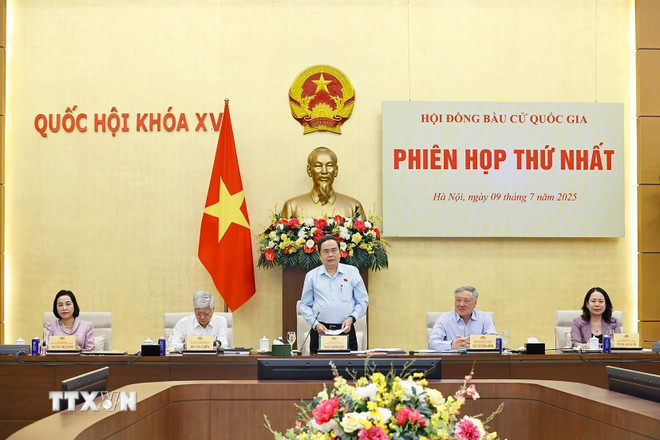 Hội đồng Bầu cử Quốc gia họp phiên thứ nhất về công tác chuẩn bị bầu cử Quốc hội