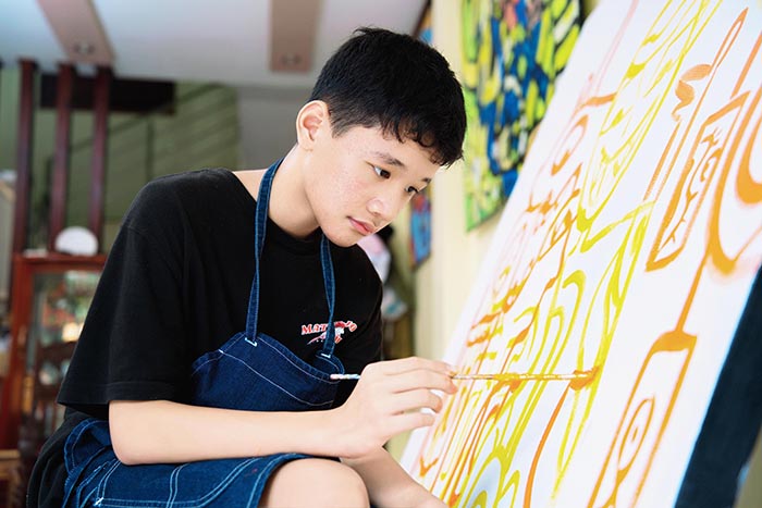 “Giấc mơ mang tên mình” của họa sĩ nhí Phạm Hải Nguyên