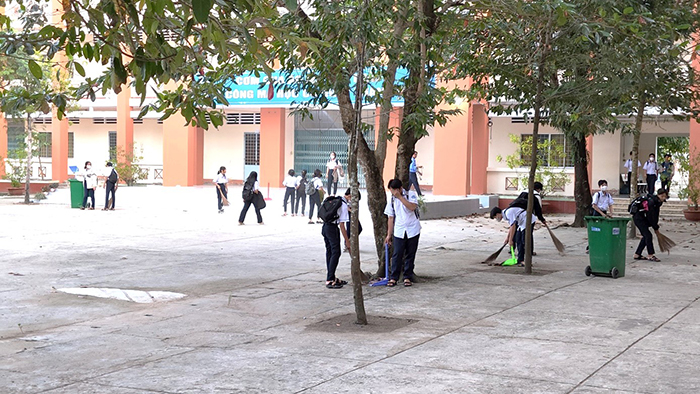 Lan tỏa mô hình “Trường học xanh – sạch – an toàn – thân thiện” tại trường trung học phổ thông ở An Giang