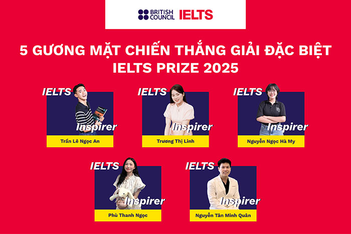 Hội đồng Anh vinh danh 15 gương mặt IELTS INSPIRERS