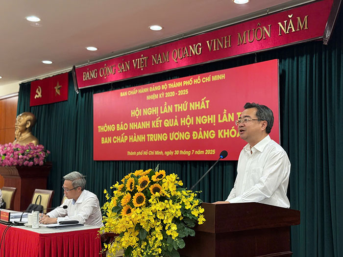 TP.HCM thông báo nhanh kết quả hội nghị lần thứ 12 của Ban Chấp hành Trung ương Đảng khóa XIII