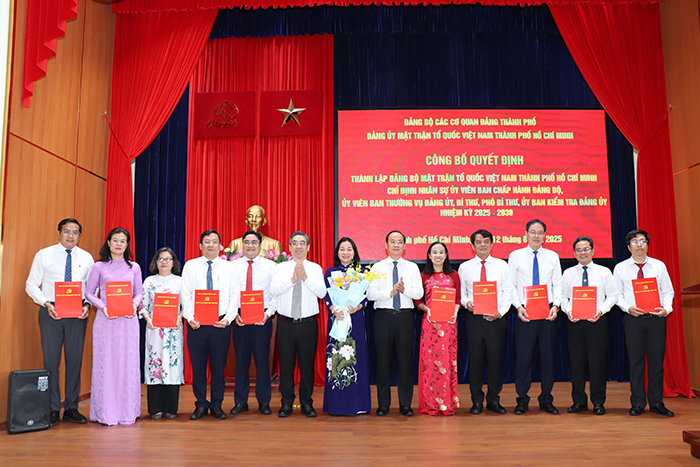 Đảng bộ Ủy ban MTTQ Việt Nam TP.HCM chính thức đi vào hoạt động