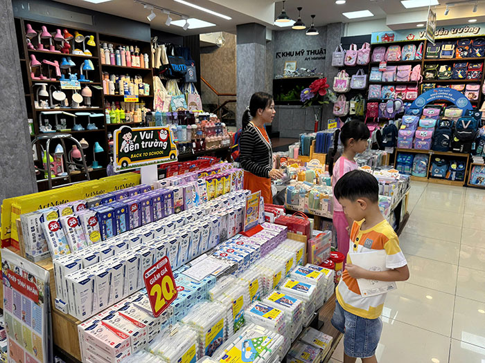 Đáp ứng tối đa nhu cầu học tập và mua sắm mùa tựu trường