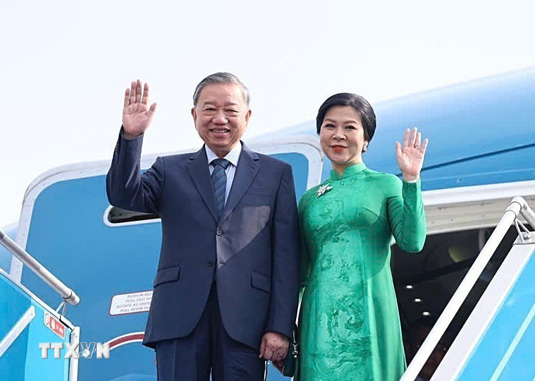 Tổng Bí thư Tô Lâm và Phu nhân lên đường thăm cấp Nhà nước Đại Hàn Dân Quốc