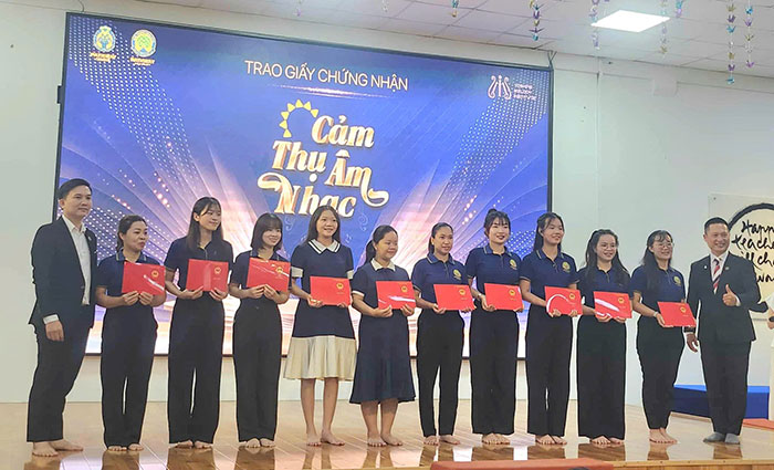 TP.HCM: Gần 100 giáo viên được cấp chứng nhận giảng dạy cảm thụ âm nhạc cho trẻ mầm non