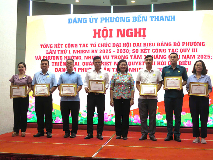 Phường Bến Thành hoàn thành các nhiệm vụ, giải pháp đề ra trong quý III