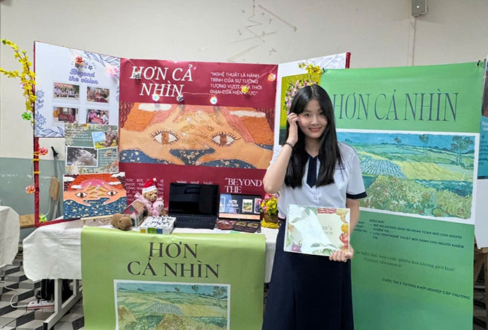 Nữ sinh đưa thế giới nghệ thuật đến gần cộng đồng khiếm thị