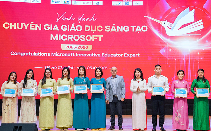 Việt Nam được Microsoft vinh danh 29 trường học điển hình và hơn 2.500 chuyên gia giáo dục sáng tạo
