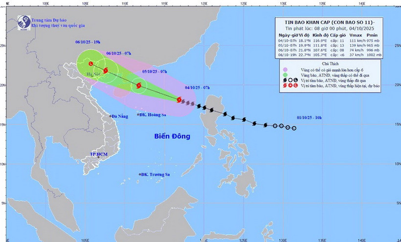Bão số 11: Triển khai đồng bộ các biện pháp ứng phó hình thái thiên tai kép