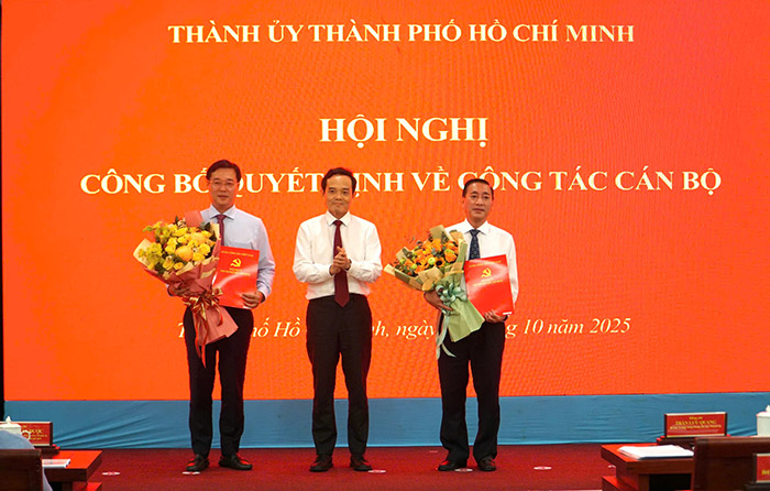 TP.HCM điều động, bổ nhiệm Bí thư Đảng ủy các cơ quan Đảng và Trưởng ban Tổ chức Thành ủy