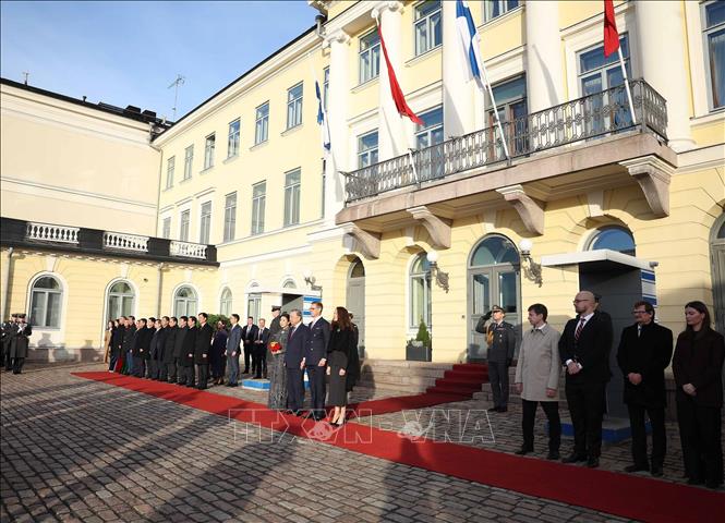 Lễ đón Tổng Bí thư Tô Lâm và Phu nhân thăm chính thức Cộng hòa Phần Lan