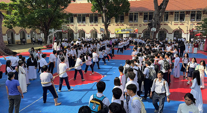 Hơn 2.000 học sinh thi đấu Giải thể thao Marie Curie