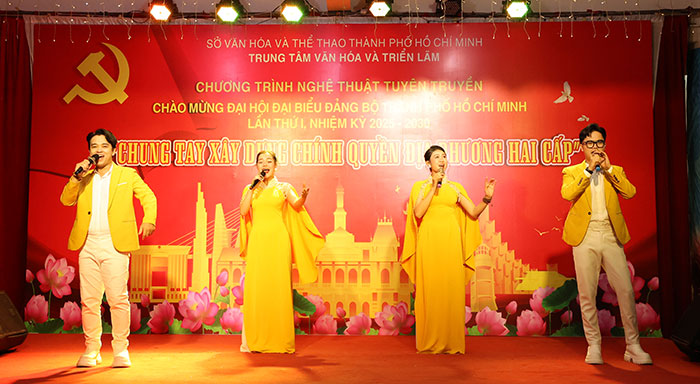 Nhiều chương trình nghệ thuật chào mừng Đại hội đại biểu Đảng bộ TP.HCM lần thứ I