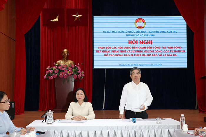 TP.HCM chung tay hướng về vùng bão với tinh thần nhanh chóng và kịp thời