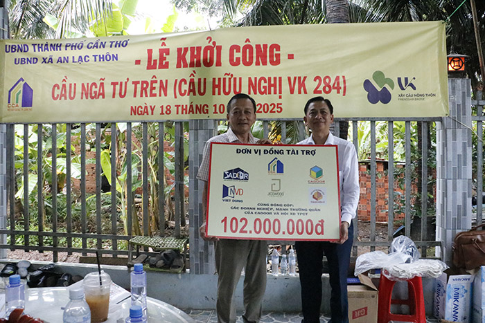 Cần Thơ: Khởi công xây dựng cầu Ngã Tư Trên