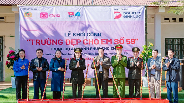 DOL English đồng hành xây trường cho trẻ vùng cao