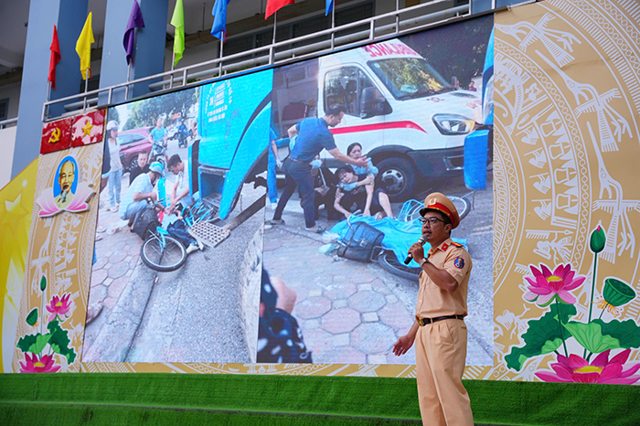 Nỗ lực đưa chương trình giáo dục ATGT đến học sinh