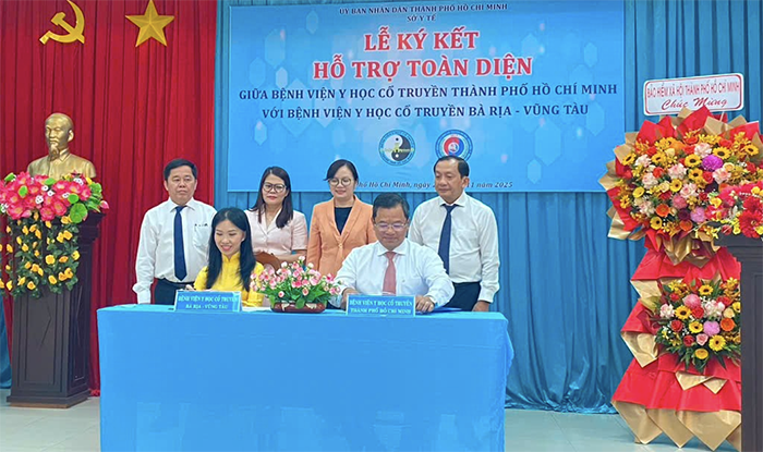 Bệnh viện Y học cổ truyền TP.HCM ký kết hỗ trợ toàn diện cho Bệnh viện Y học cổ truyền Bà Rịa – Vũng Tàu