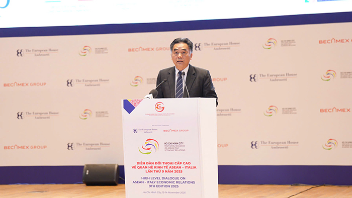 Phó Chủ tịch UBND TP.HCM Nguyễn Lộc Hà đánh giá cao triển vọng hợp tác chiến lược ASEAN – Italia