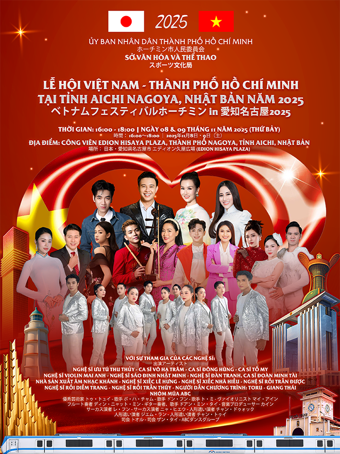 TP.HCM tổ chức chương trình nghệ thuật tại Nhật Bản