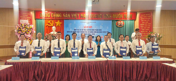 TP.HCM: Tám bệnh viện tuyến cuối ký kết hỗ trợ toàn diện cho Bệnh viện Đa khoa Vũng Tàu