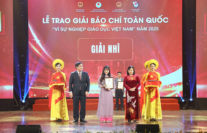 Tạp chí Giáo dục TP.HCM đoạt giải nhì Giải Báo chí toàn quốc “Vì sự nghiệp giáo dục Việt Nam” năm 2025