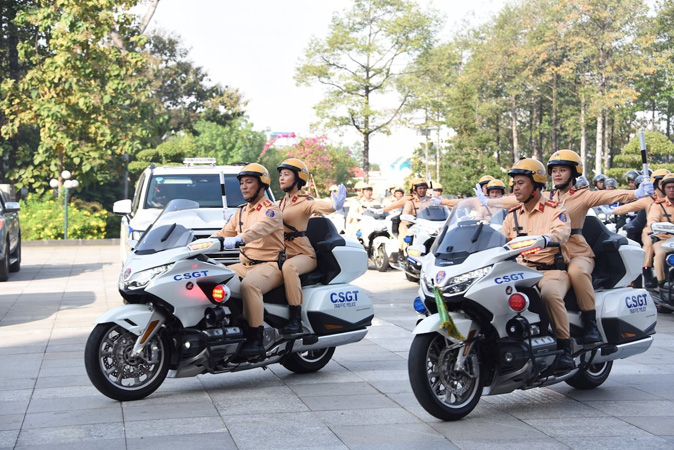 CSGT TP.HCM: Đảm bảo trật tự, an toàn giao thông dịp cuối năm