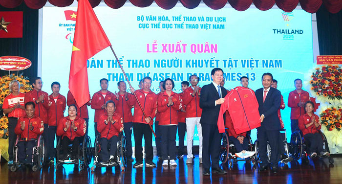 Đoàn Thể thao người khuyết tật Việt Nam tham dự Đại hội Thể thao người khuyết tật Đông Nam Á lần thứ 13
