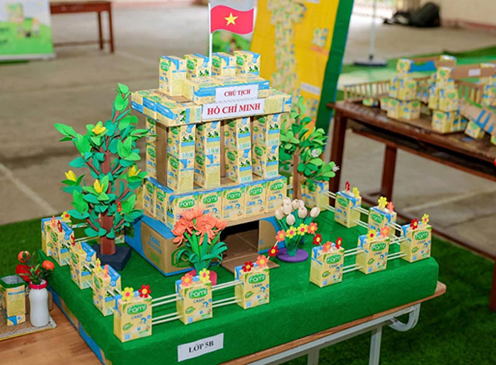 Những điều kỳ diệu được tạo ra từ vỏ hộp sữa đậu nành