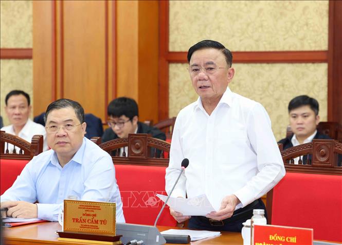 Thường trực Ban Bí thư chủ trì họp rà soát công tác tổ chức phục vụ Đại hội XIV của Đảng