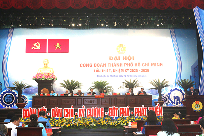 650 đại biểu chính thức về dự đại hội Công đoàn TP.HCM lần I