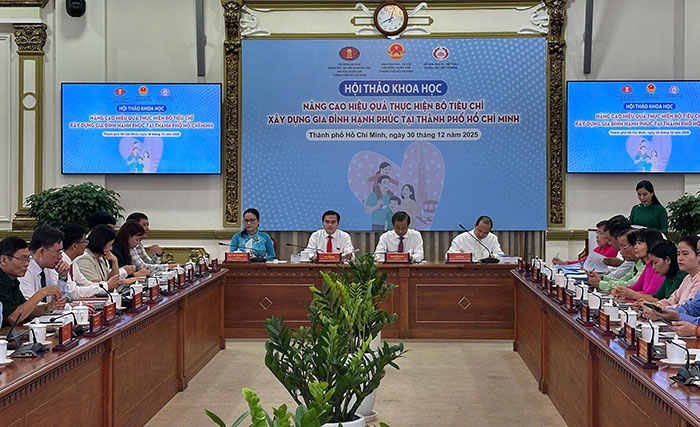 TP.HCM bàn giải pháp nâng cao hiệu quả thực hiện Bộ tiêu chí xây dựng gia đình hạnh phúc
